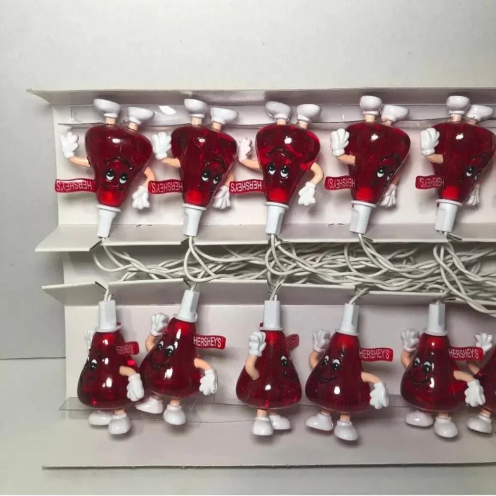 Vintage Red Hershey's 20 Kisses Indoor/Outdoor Valentine's Works Holiday Working